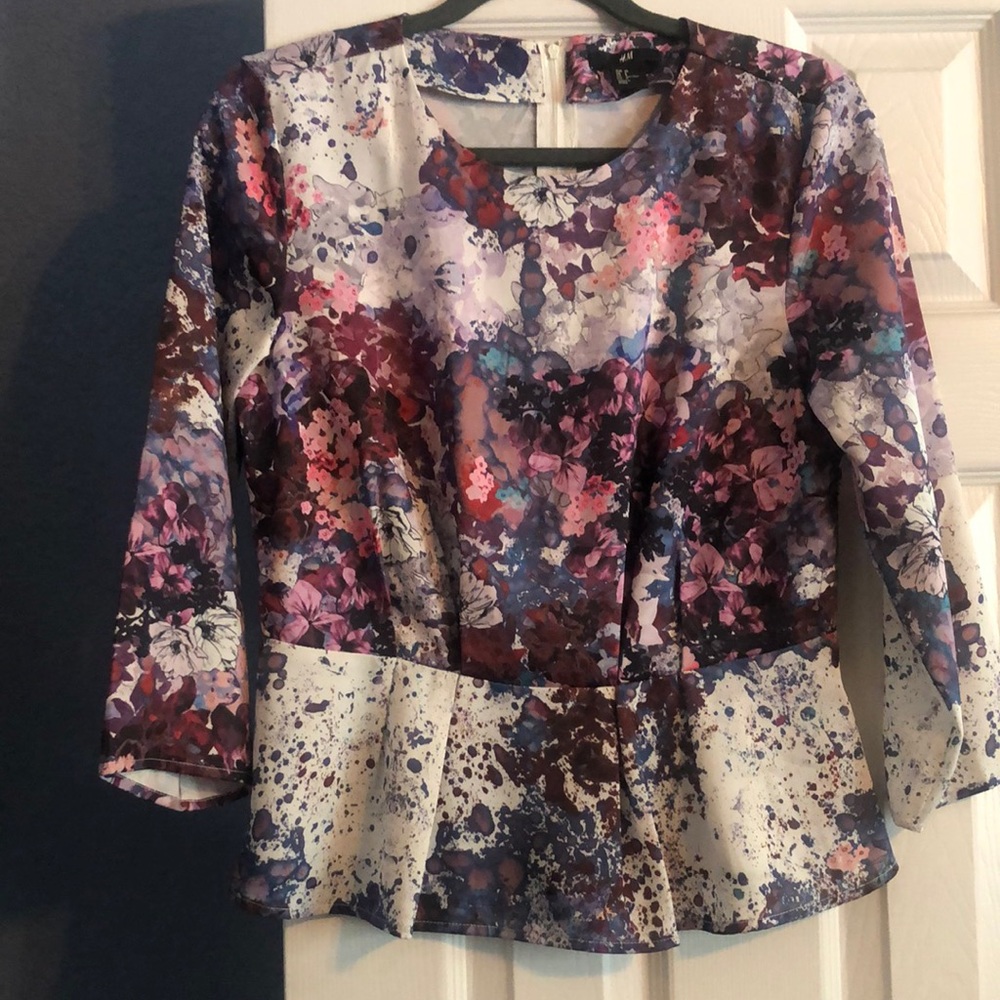 H&M floral blouse